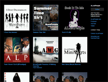 Tablet Screenshot of music.alostpeople.com